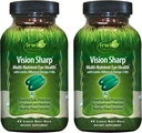 Irwin Naturals Vision Sharp Multi-Nutrient Eye Health - 42 נוזל Soft-Gels, Pack of 2 - עם Lutein, Bilberry & אומגה 3s - 42 המשרתים המלאים