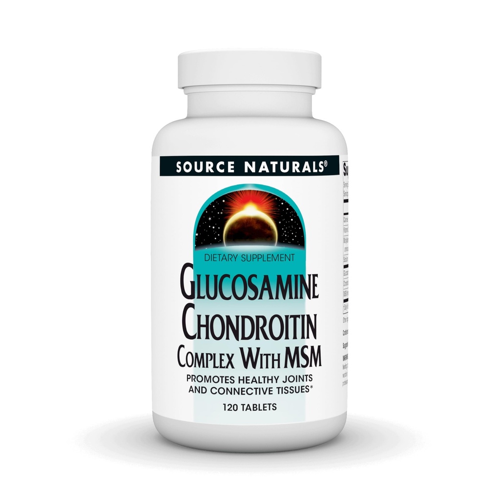 מקור Naturals Glucosamine Chondroitin מורכב עם גב 'm - 120 טבליות