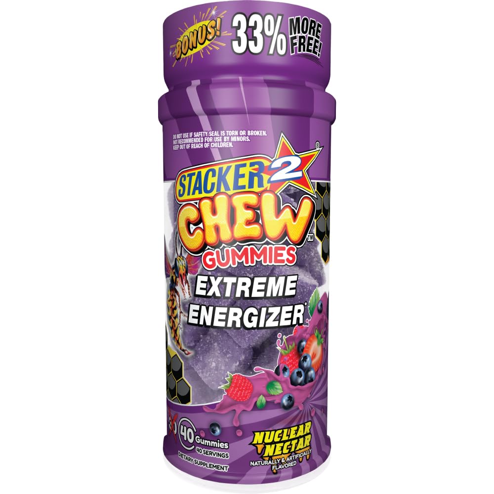 Stacker2 Chew: Extreme Energy - 40 חניכיים