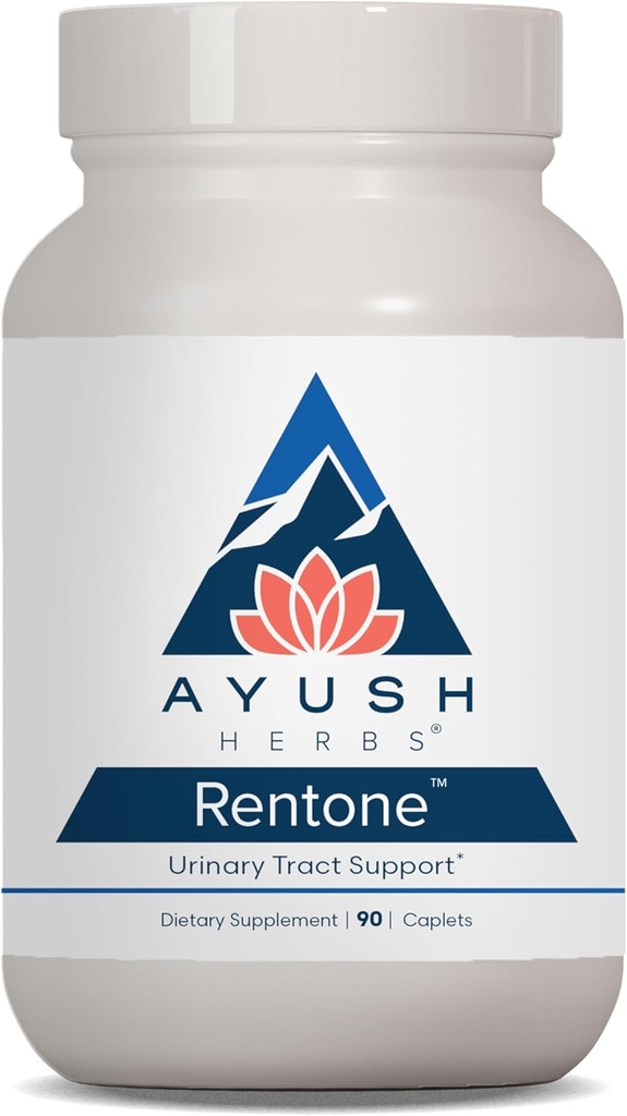 Ayush Herbs Rentone - Kidney Support Supplement with Cranberry, Kidney Cleanse Pills for Women & Men, Urinary Health & Bladder Function - 90 קפסולות צמחוניות (1 Count)