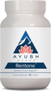Ayush Herbs Rentone - Kidney Support Supplement with Cranberry, Kidney Cleanse Pills for Women & Men, Urinary Health & Bladder Function - 90 קפסולות צמחוניות (1 Count)