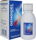 Gengigel Hyaluronic Acid Mouthrinse (300 מ"ל), פתרון טיפול אוראלי לבריאות חניכיים, מצמצם את discomfort, עוזר Relieve Gum Recession & Gingivitis, ללא אלכוהול או SLS, טבעוני & כשר