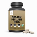 אורגני Psyllium Husk קפסולות 750 מ"ג, תוסף סיבים טבעיים עבור Gut Health * - אלטרנטיבית אבקת Psyllium Husk, Zealthy Life, 250 קפסולות