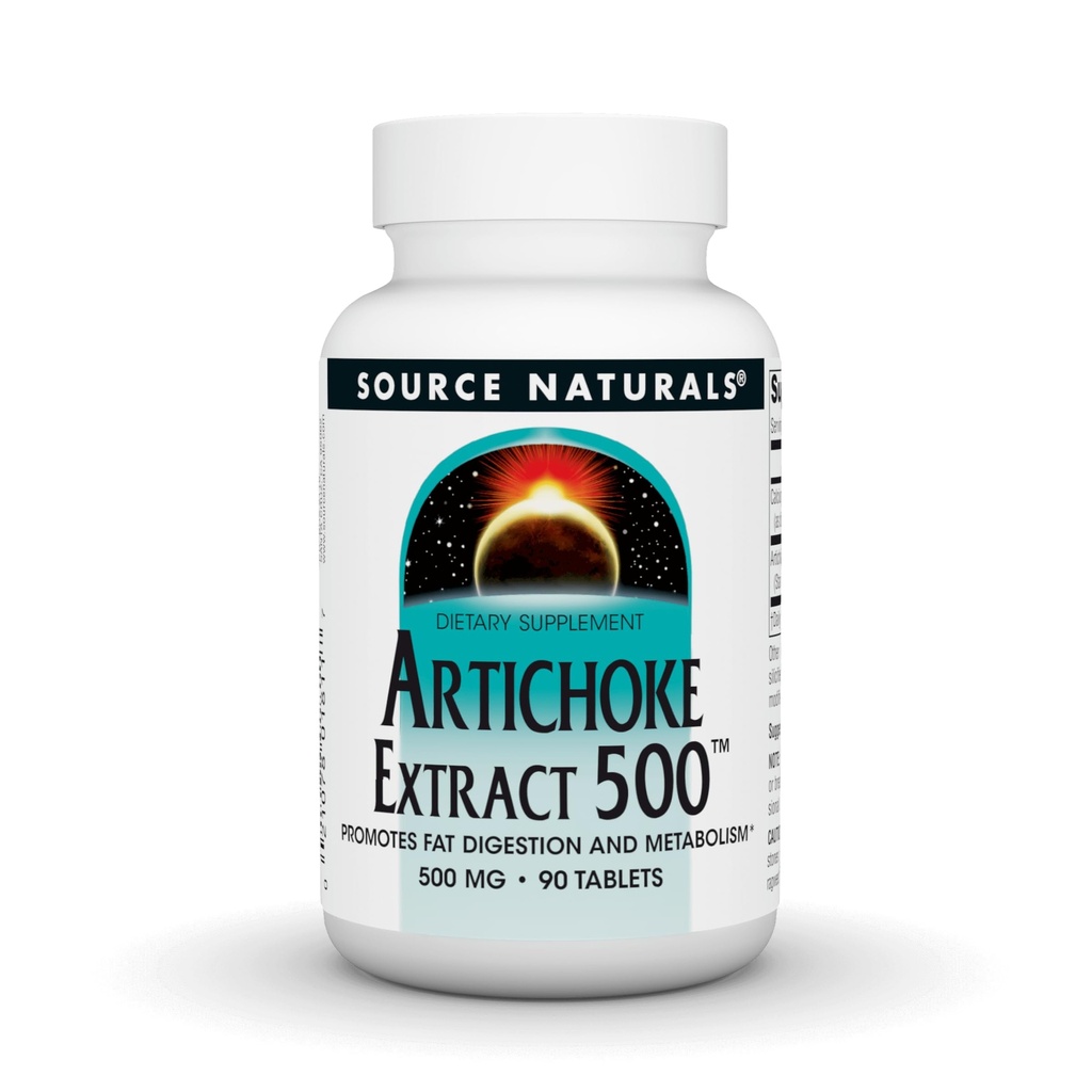 מקור טבעי Artichoke לחלץ 500 מ"ג, 90 טבליות