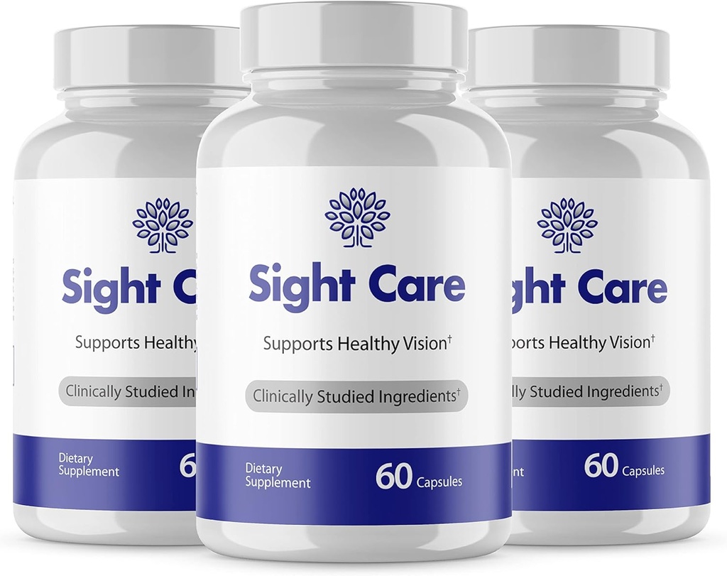 (Official 3 Pack) Sight Care קפסולות - SightCare קפסולות לתמיכה בראייה בריאה תוספי מזון מתקדמים תוספי גלולות Pastilla Sight Care Pills 3 חודש אספקה (180 Caps)