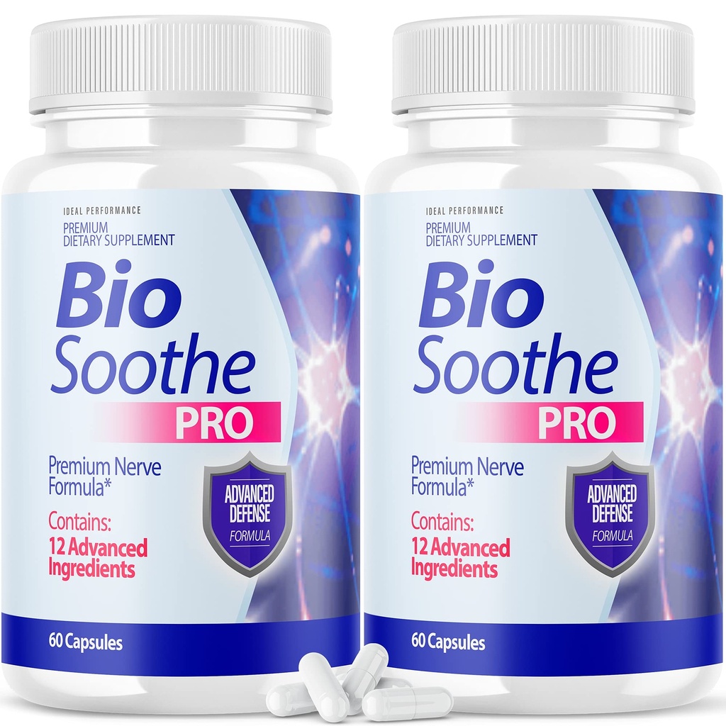 הרעיוןL PERFORMANCE (2 Pack) Biosoothe Pro נוירופתיה טיפול קפסולת עבור גלולות תיקון כאב עצבי גלולות bio Soothe Premium תוסף אלפא לתקן Neeve (120 קפסולות)