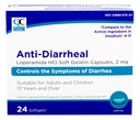 בחירת איכות Loperamide 2 מ"ג Anti-arral 24 Count Softgel