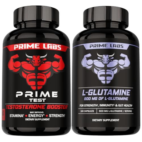 Prime Labs Prime Test + L Glutamine קפסולות