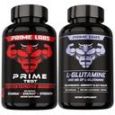 Prime Labs Prime Test + L Glutamine קפסולות