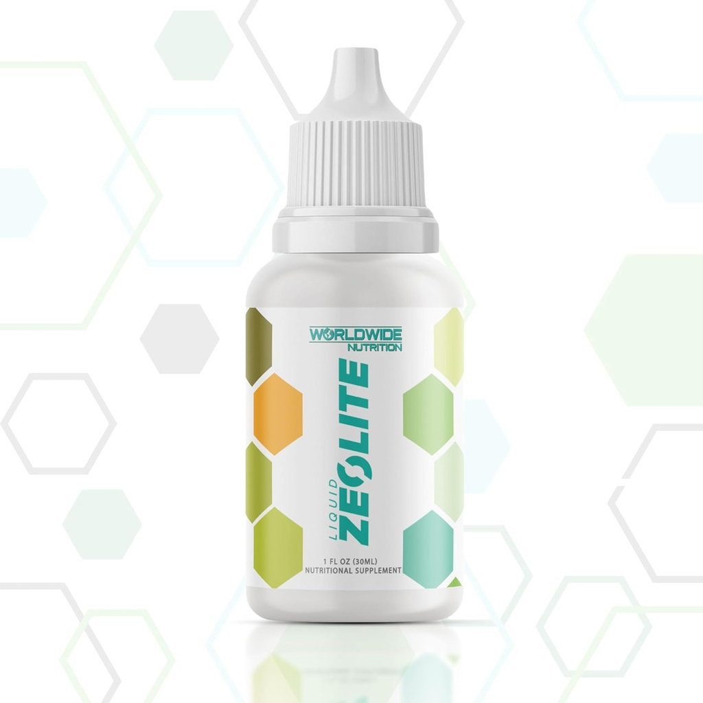 תוספי תזונה נוזליים ברחבי העולם - Zeolite לנקות את מערכת החיסון שלך - אנרגיה טבעית ותוספת בריאות Gut - מקדם pH Balance - 1 oz (60 משרתים per Container)