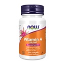 תוספי ויטמין A (Fish Liver Oil) 25,000 IU, תזונה חיונית, 100 Softgels
