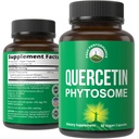 Peak Performance Ultra Pure Quercetin Phytosome טבעוני קפסולות - Rich Sophora Japonica Extract for Max Absorption Now. Quercetin 250 מ"ג תוספי קפסולות. מיוצר בארה"ב