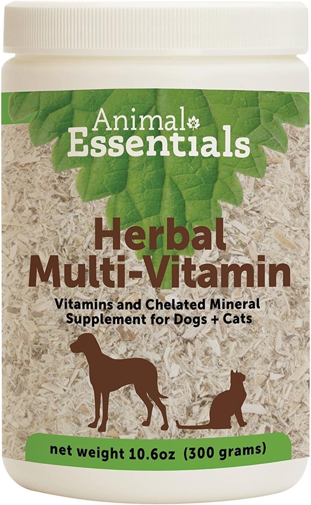 Animal Essentials Herbal Green Alternative Dog and Cat Supplement - 10.6 אוונס ג'אר (2 Pack)