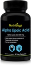 ALA תוסף - Alpha Lipoic Acid 300 מ"ג | 90 ואג קפסולות | תמיכה אורגנית נגד חמצון | Alpha-Lipoic Acid | Acid | Acid אלפא Lipoico