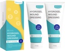 Dimp 2 Packs 6oz Hydrogel First Aid Ointment, Burn Injory Soothing Gel, Skin Fix Cream for Emergency Burn, Postoperative Incisions, Bruises, Debride Wound Care