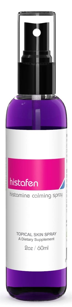 Histafen Antihistamine תוספת כוח ITch הקלה Spray - Anti Itch Spray For People Skin Healing Spray for Adults & Kids with Low Diamine Oxidase Dao Enme Mast Cell Activating Syndrome