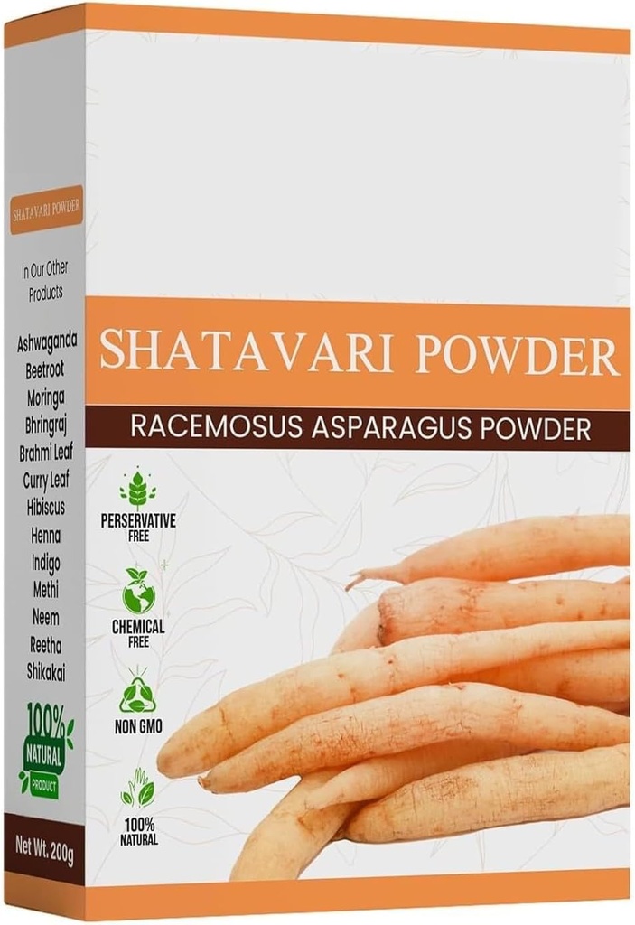 DURJA Shatavari אבקה 100g | Ayurvedic Support to Balance Women'sהורמונים של נשים