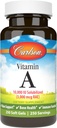 קרלסון - ויטמין A Solubilized, 10000 IU (3000 mcg RAE), Water Soluble, Vision Health, 250 Softgels