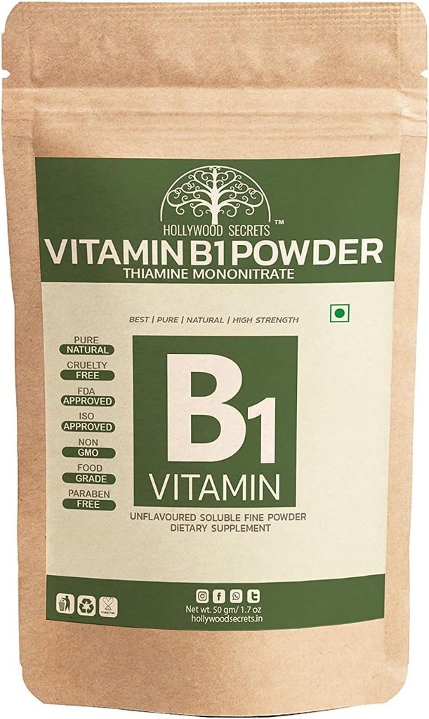 ויטמין B1 Thiamine Mononitrate אבקת 50gm