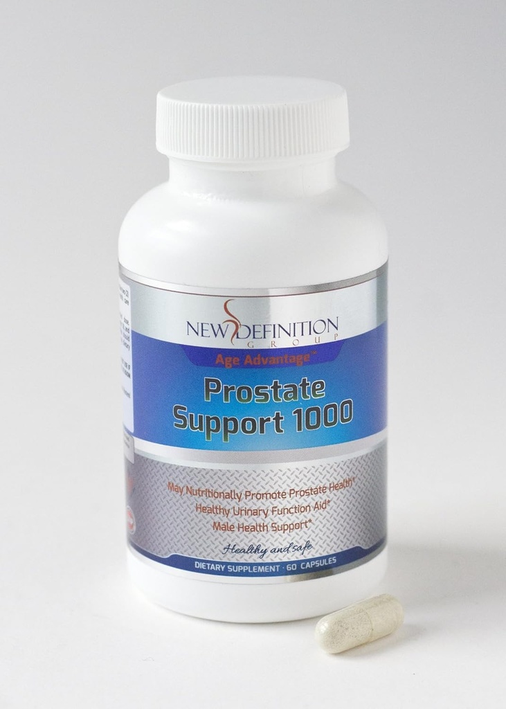 Age AdvantageTM Prostate Support Purely by Natural Herbal, תמיכה ב-Urinary Flow ותפקודי Prostate בריאים, המיוצרים בארה"ב