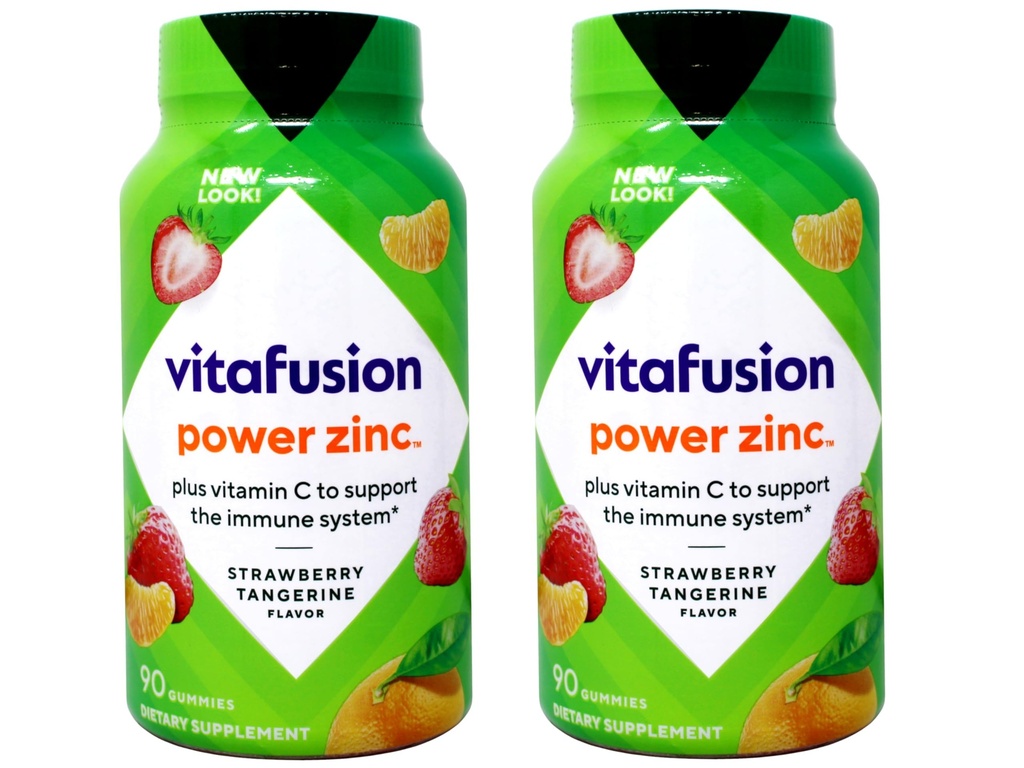 Vitafusion Power Zinc Gummy ויטמין 2 (180 ct Totally)