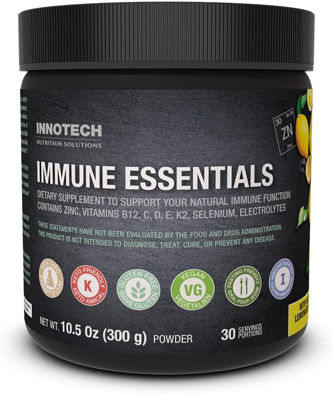 Innotech Nutrition Solutions Immune Essentials, 300 דקדוק - לימון פלמור