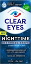 Clear Eyes Nighttime Re אחסן טיפות עיניים, בטוח לשימוש לילה במשך 12 שעות של Soothing נוחות, 0.5 Fl Oz