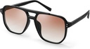 FEISEDY רטרו Square Aviator משקפי שמש גברים גברים 70 צ'יף Trendy פלסטיק מסגרת משקפי שמש B2835