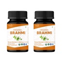 ברהאמי 120 טבליות - USDA אורגני Bacopa Monnieri תוספת - תמיכה פוקוס, Calm & Memory - Herbal Nootropic * - חבילה של 2