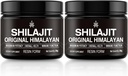 Shilajit Pure ההימלאיה אורגני Shilajit Resin Gold כיתה 100% טהור Shilajit עבור גברים ונשים עם Fulvic Acid, 85+ Trace מינרליםs, מבחן מעבדה לאנרגיה, תמיכה כספית, 30 גרמים (2 Pack)