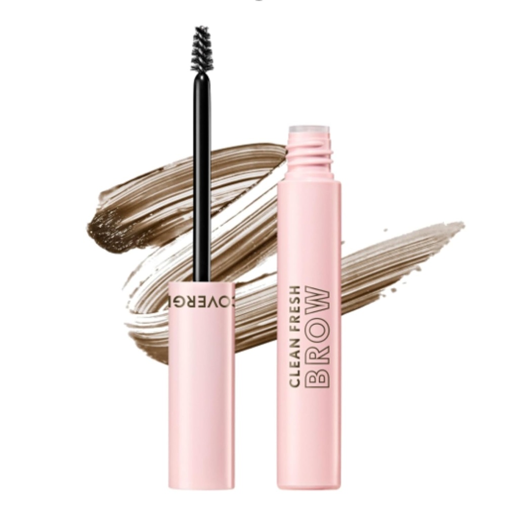 CoverGirl ניקוי Fresh Brow, 500 Medium Brown, Eyebrow Gel, Long-Lasting פורמולה טבעונית, Natural Looking, Easy to Apply, Doesn't Smudge, 0.18oz