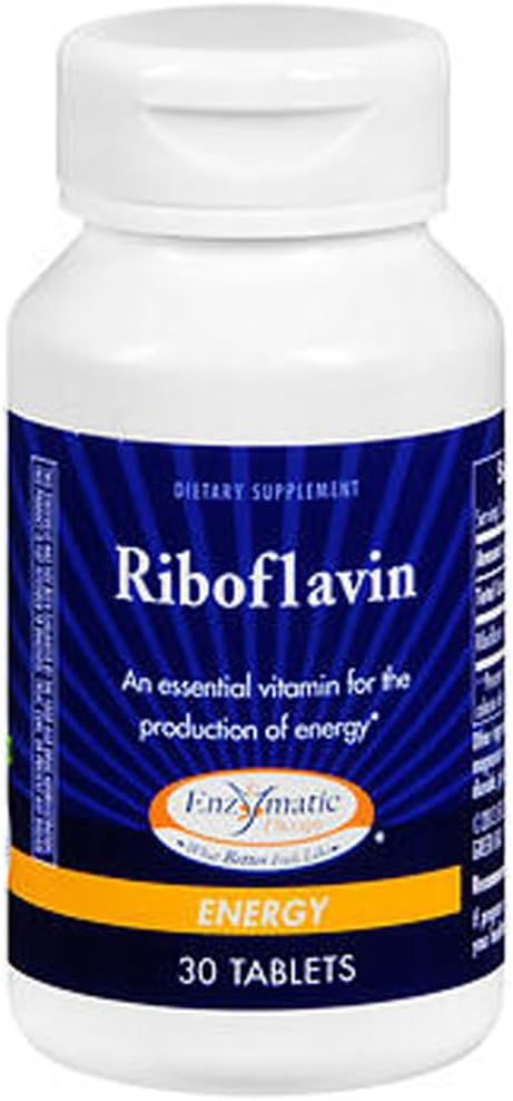 Enzymatic Therapy Riboflavin (PhytoPharmica) 30 כרטיסיות