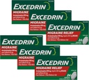 תרופות לטיפול ב- Migraine, 24 Caplets (Pack of 6)