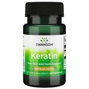 Swanson Keratin (מבול טיבטי) - תוספת טבעית לקידום מפרקים בריאים, שיער, עור וציפורים - עוזר Nourish Healthy Connective Tissues - (60 קפסולות, 50 מ"ג כל)