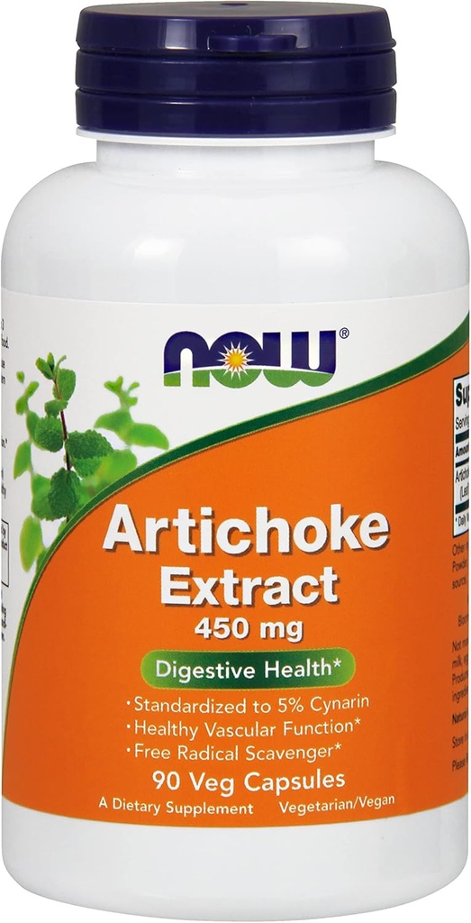 Now Foods Artichoke Extracts 450 מ"ג - 90 Veg caps