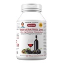ANDREW LESSMAN Resveratrol-200 מ"ג - 180 קפסולות - Beneficial של יין אדום, באופן טבעי לא מזיק, ללא אלכוהול. תוספת חינם