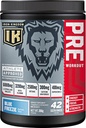 אבקת טרום עבודה עבור גברים ונשים קפאין, Beta Alanine & Aminos עבור Intense Focus Endurance & Pump - Preworkout Energy drink Natural Blue Freezie - 42 משרתים