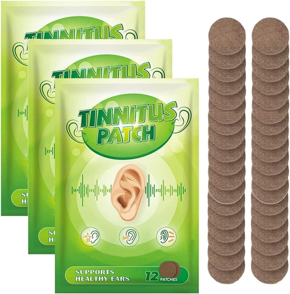 36pcs Tinnitus Ear Patch, פורמולה טבעית אוזניות, אוזניים טיפול