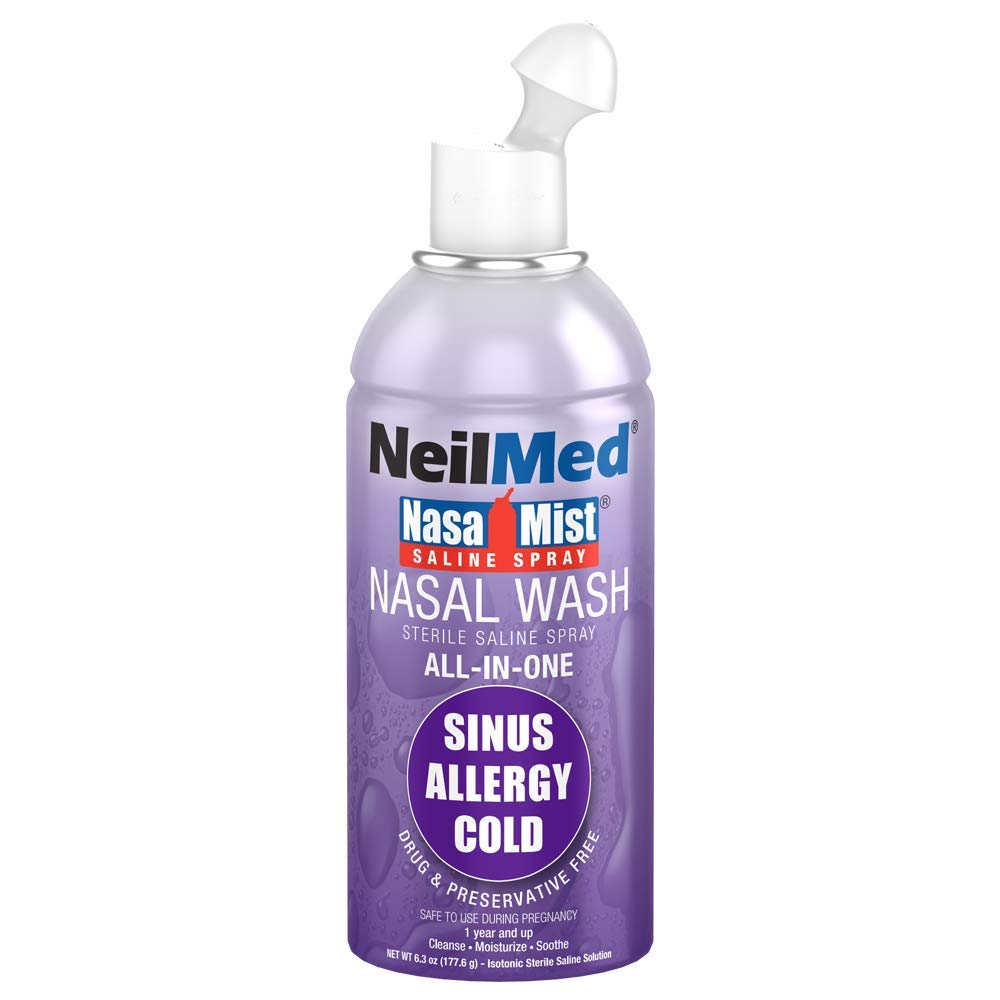ניל מed NasaMist All in One Multi Purpose Saline Spray, 6.3 Fl Oz