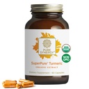 Pure Synergy SuperPure Turmeric לחלץ | תוספי מזון אורגני | 500 מ"ג Turmeric לחלץ קפסולות | תמיכה גורפת לבריאות משותפת (60 קפסולות)