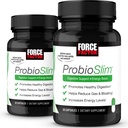 עבור FACTOR ProbioSlim, 2-Pack, פרוביוטיקה תוספת לנשים וגברים עם Probiotics ו- Green Tea Extract, הקטנת גז, Bloating, Constipation, Support Digestive Health & Gut Health, 60 קפסולות