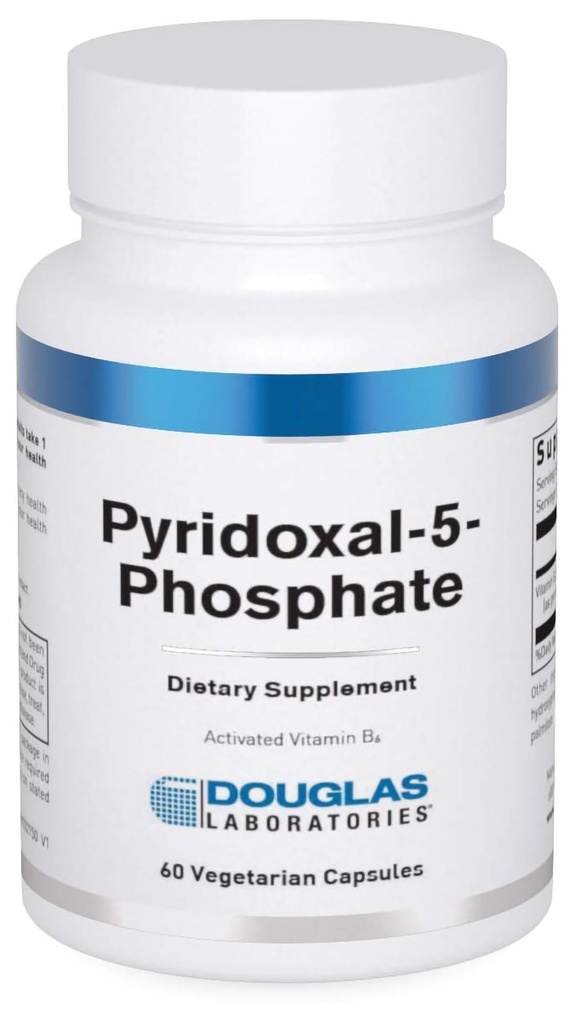 דאגלס מעבדות Pyridoxal-5-Phosphate (50 מ"ג) | ויטמין B6 לתמיכה במערכת בריאות עצבית ו- Cardiovascular System