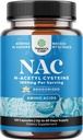 NAC Supplement N-Acetyl Cysteine 1000mg - Vegan High Absorption Non-Smelly NAC 1000mg Capsules Glutathione Precursor for Liver Cleanse Detox & Repair Plus Lung Health and Immunity Support (2 Months)