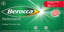Berocca Performance 30 Effervescent Tablets - המקורי ברי פלפור גרסה בינלאומית Caffeine חינם