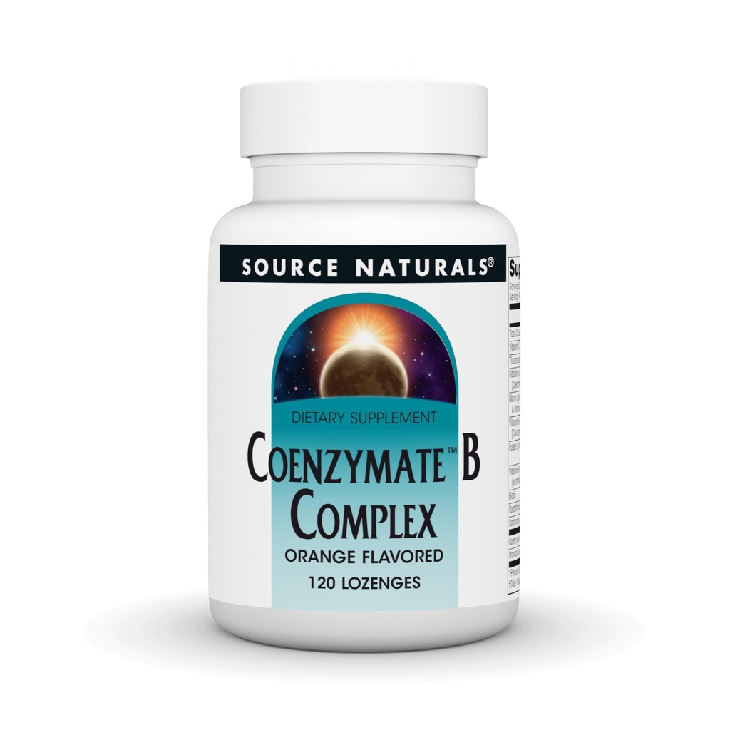 מקור Naturals Coenzymate B Complex - Orange Flavor that Melts in Mouth - ויטמין B - 120 Lozenges