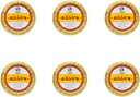 Rawleigh Antiseptic Salveic Yellow Big Tin: 4.5 oz, Multi-Purpose Ointment Soothes לחתוך, Bruises, Irritations, עם Turpentine, Phenol, כותנה שמן & Paraffin, פורמולה מקורית - חבילת של 6 6