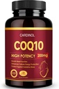 CoQ10 200 מ"ג Softgels עם PQQQ & אומגה 3, מקסימום Absorption Coenzyme Q10, Powerful Antioxidant for Heart & Energy Health, 120 ספירה, 4 חודשים אספקה, non-GMO