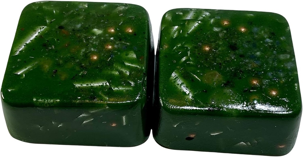 ירוק Chromium Oxide 2 Mini Cube Tower Busters Crystal Orgone (Green Chromium Oxide)