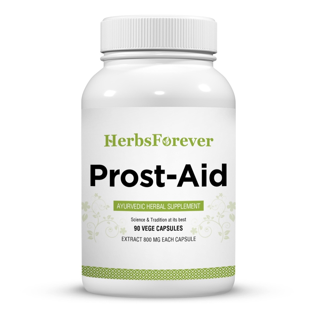 Herbsforever Prost-Aid קפסולת Prostate תוסף מקדם בריאות פרוסטטית 90 קפסולות
