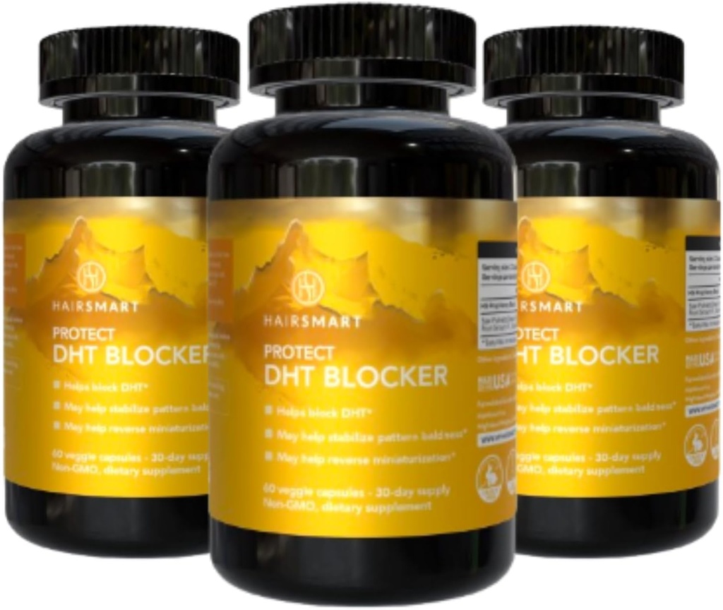 DHT Bloer for Men and Women, Gluten-Free Formula, Saw Palmetto, Sting Nettle, Green Tea, Pygeum Bark & Pumpkin Seed